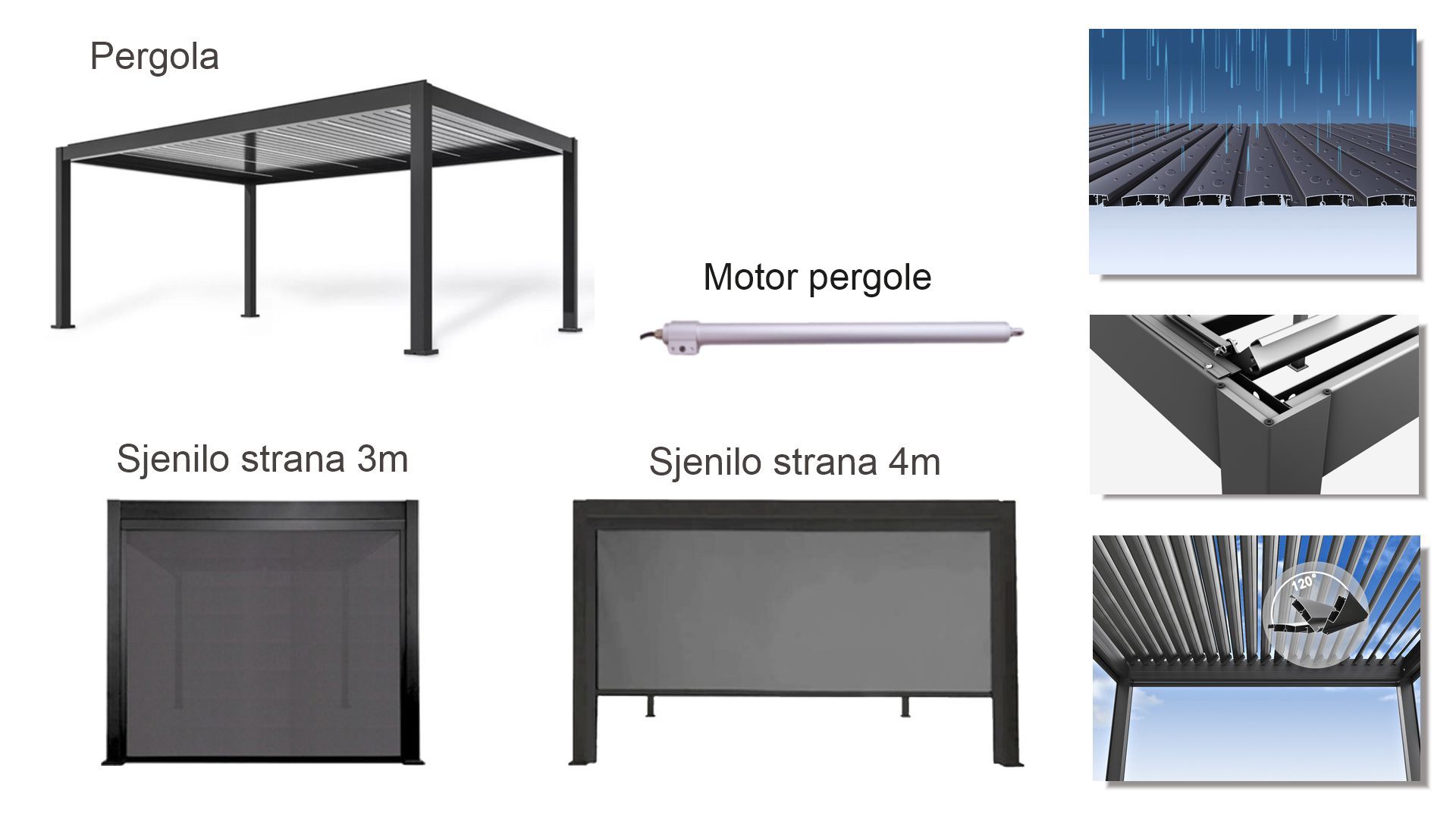 Aluno pergola 4x3 - Slika 5